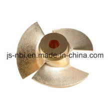 OEM Sand Casting Brass Turbine Part for Machinery Use